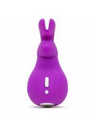 Фиолетовый клиторальный вибратор в форме зайчика - Happy Rabbit в Прокопьевске Фиолетовый клиторальный вибратор в форме зайчика - Happy Rabbit