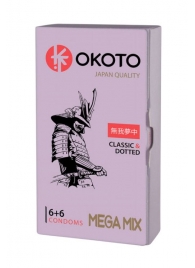 Презервативы OKOTO Mega Mix - 12 шт. - Sitabella - купить с доставкой в Прокопьевске