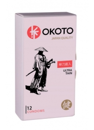 Тонкие презервативы OKOTO Ultra Thin - 12 шт. - Sitabella - купить с доставкой в Прокопьевске