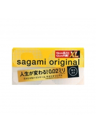 Презервативы увеличенного размера Sagami Original 0.02 XL-size - 12 шт. - Sagami - купить с доставкой в Прокопьевске