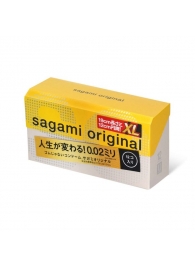 Презервативы увеличенного размера Sagami Original 0.02 XL-size - 12 шт. - Sagami - купить с доставкой в Прокопьевске