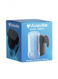 Инновационный робот-мастурбатор Black Knight с функцией пенетрации - Amovibe - в Прокопьевске купить с доставкой