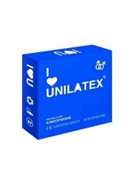 Классические презервативы Unilatex Natural Plain - 3 шт. - Unilatex - купить с доставкой в Прокопьевске