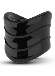 Черное эрекционное кольцо на мошонку Beef Ball Stretcher Snug X Long - Blush Novelties - в Прокопьевске купить с доставкой