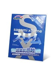 Презерватив Sagami Xtreme FEEL FIT 3D - 1 шт. - Sagami - купить с доставкой в Прокопьевске