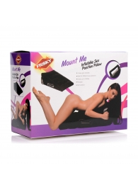 Черная подушка для секса Mount Me Inflatable Sex Position Pillow - XR Brands - купить с доставкой в Прокопьевске