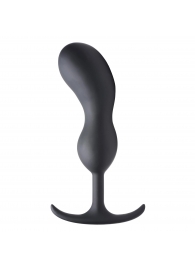 Черный массажер простаты с утяжелителями Premium Silicone Weighted Prostate Plug XL - 20,8 см. - XR Brands - в Прокопьевске купить с доставкой