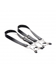 Ремни с зажимами для половых губ Spread Labia Spreader Straps with Clamps - XR Brands - купить с доставкой в Прокопьевске