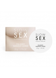 Массажная свеча для всего тела Slow Sex - 50 гр. - Bijoux Indiscrets - купить с доставкой в Прокопьевске