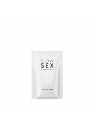 Полоски для орального секса Slow Sex Oral Sex Strips - 7 шт. - Bijoux Indiscrets - купить с доставкой в Прокопьевске