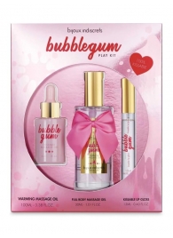 Набор средств для массажа и ласк Bubblegum Play Kit - Bijoux Indiscrets - купить с доставкой в Прокопьевске