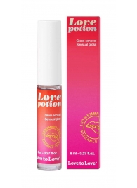 Возбуждающий блеск для губ Love Potion - 8 мл. - Love to Love - купить с доставкой в Прокопьевске
