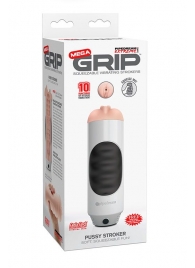 Мастурбатор-вагина Extreme Toyz Mega Grip Vibrating Stroker Mouth - Pipedream - в Прокопьевске купить с доставкой