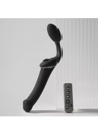 Черный безремневой вибрострапон Strap-On-Me Multi Orgasm Size XL - Strap-on-me купить в Прокопьевске с доставкой в Orgasmix.ru Черный безремневой вибрострапон Strap-On-Me Multi Orgasm Size XL - Strap-on-me - купить с доставкой в Прокопьевске