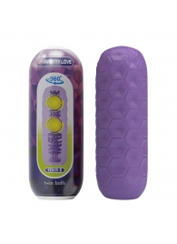 Фиолетовый мастурбатор Venus-X Twin balls - Baile - в Прокопьевске купить с доставкой