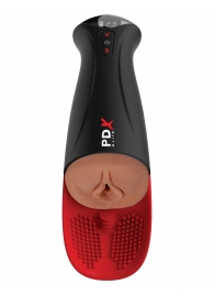Мастурбатор-вагина в колбе с вибрацией Fuck-O-Matic Pro XL - Pipedream - в Прокопьевске купить с доставкой