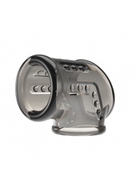 Дымчатая насадка на пенис и мошонку - Baile - в Прокопьевске купить с доставкой