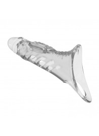 Прозрачная насадка на пенис - 22 см. - Baile - в Прокопьевске купить с доставкой