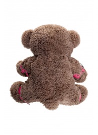 Бондажный набор: бурый мишка с розовыми оковами и наручниками - Pecado - купить с доставкой в Прокопьевске