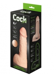 Телесный фаллоудлинитель с мошонкой Cock Next - 17 см. - LOVETOY (А-Полимер) - в Прокопьевске купить с доставкой