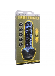 Черно-синяя мини-машина на присоске Tendril Thruster - 21,6 см. - Doc Johnson - купить с доставкой в Прокопьевске
