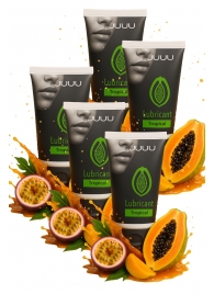Набор из 5 съедобных лубрикантов JUJU со вкусом тропических фруктов - JuJu - купить с доставкой в Прокопьевске