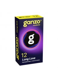 Презервативы с анестетиком для продления удовольствия Ganzo Long Love - 12 шт. - Ganzo - купить с доставкой в Прокопьевске