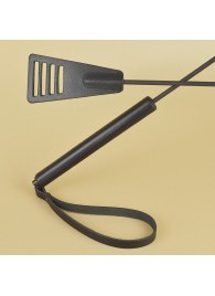 Черный кожаный стек «Сириус» - 60 см. - Sitabella - купить с доставкой в Прокопьевске