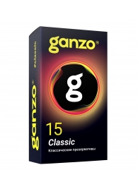 Классические презервативы с обильной смазкой Ganzo Classic - 15 шт. - Ganzo - купить с доставкой в Прокопьевске