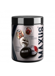 Черные утолщенные презервативы MAXUS Extra Strong с железным кейсом - 15 шт. - Maxus - купить с доставкой в Прокопьевске