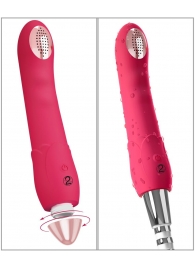 Малиновая насадка на душ с вибрацией Showers to orgasm - 20,1 см. - Orion - купить с доставкой в Прокопьевске Малиновая насадка на душ с вибрацией Showers to orgasm - 20,1 см. - Orion - купить с доставкой в Прокопьевске