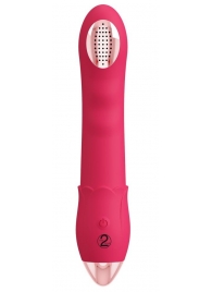 Малиновая насадка на душ с вибрацией Showers to orgasm - 20,1 см. - Orion - купить с доставкой в Прокопьевске Малиновая насадка на душ с вибрацией Showers to orgasm - 20,1 см. - Orion - купить с доставкой в Прокопьевске