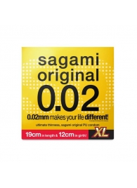 Презерватив увеличенного размера Sagami Original 0.02 XL-size - 1 шт. - Sagami - купить с доставкой в Прокопьевске