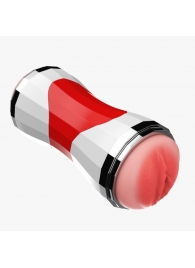 Двусторонний мастурбатор в колбе Power Grip Cup - вагина и ротик - Boys of Toys - в Прокопьевске купить с доставкой