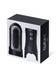 Набор Tenga Flip Zero Electronic Vibrotation: мастурбатор с вибрацией и устройство вращения - Tenga - в Прокопьевске купить с доставкой Набор Tenga Flip Zero Electronic Vibrotation: мастурбатор с вибрацией и устройство вращения - Tenga - в Прокопьевске купить с доставкой