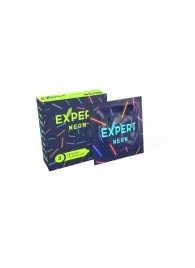 Светящиеся в темноте презервативы Expert Neon - 3 шт. - Expert - купить с доставкой в Прокопьевске