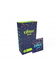 Светящиеся в темноте презервативы Expert Neon - 15 шт. - Expert - купить с доставкой в Прокопьевске