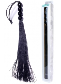 Черная силиконовая плеть - 37 см. - Boys of Toys - купить с доставкой в Прокопьевске