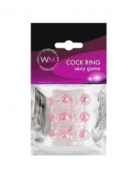 Прозрачная сквозная насадка на пенис с цветными шариками - Erowoman-Eroman - в Прокопьевске купить с доставкой