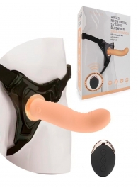 Женский вибрострапон со съемной насадкой и пультом ДУ - Erokay - купить с доставкой в Прокопьевске