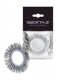 Круглое эрекционное кольцо с длинными «ресничками» - Sextaz - в Прокопьевске купить с доставкой