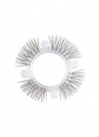 Эластичное кольцо с «ресничками» и 4 шариками - Sextaz - в Прокопьевске купить с доставкой