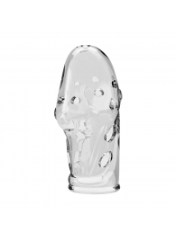 Прозрачная насадка на пенис Booker - 8 см. - Baile - в Прокопьевске купить с доставкой