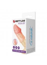 Телесная насадка на пенис Booker - 8 см. - Baile - в Прокопьевске купить с доставкой