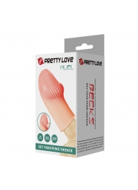 Телесная насадка на пенис Huel - 9 см. - Baile - в Прокопьевске купить с доставкой