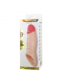 Телесная удлиняющая насадка на пенис Darnel - Baile - в Прокопьевске купить с доставкой