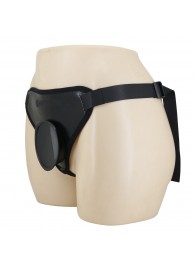 Черные трусики харнесс с платформой Caludio I - Baile - купить с доставкой в Прокопьевске