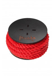 Красная веревка для шибари на катушке - 5 м. - Pecado - купить с доставкой в Прокопьевске
