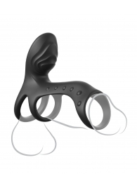 Черная насадка на пенис Ultimate Couples Cage Pro - Pipedream - в Прокопьевске купить с доставкой