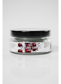 Массажная свеча «Спелая вишня» - 50 мл. - SGAN - купить с доставкой в Прокопьевске